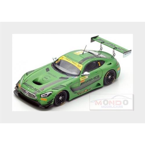 Mercedes Benz Gt-S Amg Gt3 #2 Macau Gt World Cup 2016 Renger Van Der Zande Green SA114