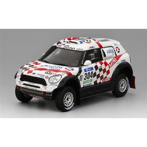Mini All4 Racing #304 Axion Dakar Rally 2016 TRUE SCALE MINIATURES TSM430234