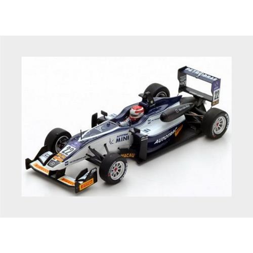 Dallara F3 Mercedes Benz Van Amersfoot Racing #22 Macau Gp 2016 Pedro Piquet White Blue SA121