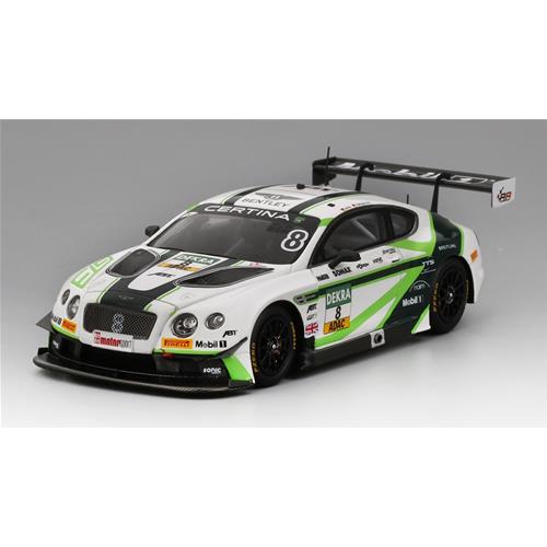 Bentley Continental Gt3 #8 Adac Gt Masters Team Abt Red Bull Ring 2016 TRUE SCALE MINIATURES TSM430179