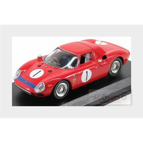 1:43 BEST Ferrari 250Lm #1 Winner 6H Perth Caversham 1965 Martin Mckay Red BE9691
