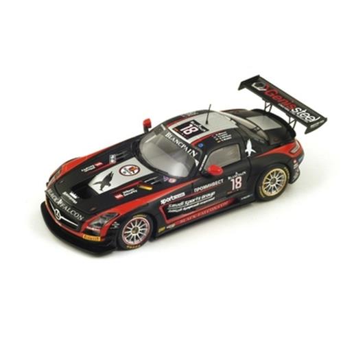 Mercedes Sls Amg Gt3 Black Falcon #18 24H Spa 2014 Muscat-Lunkin 500Ex. SB085