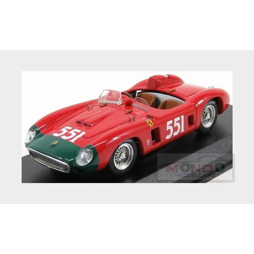 Ferrari 860 Monza Spider Ch.0628 #551 2Nd Mille Miglia 1956 Collins Klementaski Red ART385