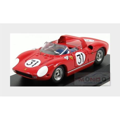 Ferrari 250P Spider Ch.0812 #31 2Nd 12H Sebring 1963 Mairesse Vaccarella Bandini Red ART-MODEL ART388