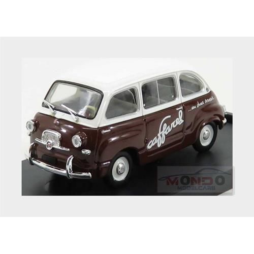 Fiat 600 Multipla Veicolo Commerciale Caffarel 1956 White Brown R595