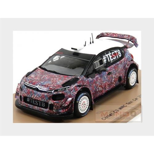 Citroen C3 Wrc #0 Rally Test 8 Car 2017 Violet White S5158