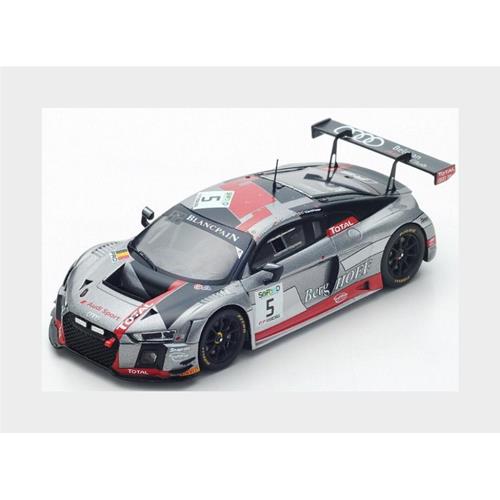 Audi R8 Lms Team Audi Sport Team Wrt #5 11Th 24H Spa 2017 M.Fassler A.Lotterer D.Vanthoor Silver Black SB147