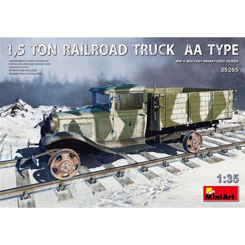 1,5 Ton Railroad Truck Aa Type Kit MINIART MIN35265