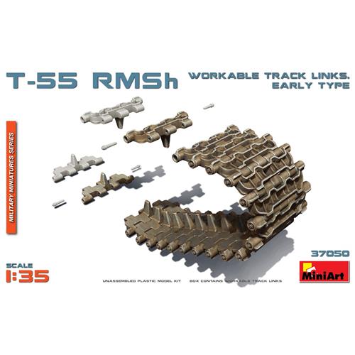 T-55 Rmsh Workable Track Links. Early Type Kit MIN37050