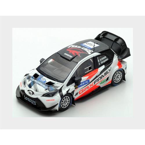 Toyota Yaris Wrc #0 Presentation Version Vip Rally Finland 2017 M.Gronholm A.Karppanen Black White S5170