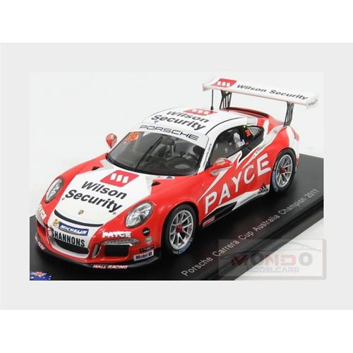 Porsche 911 991 Gt3 Cup #38 Champion Australian Porsche Carrera Cup 2017 D.Wall White Red AS023