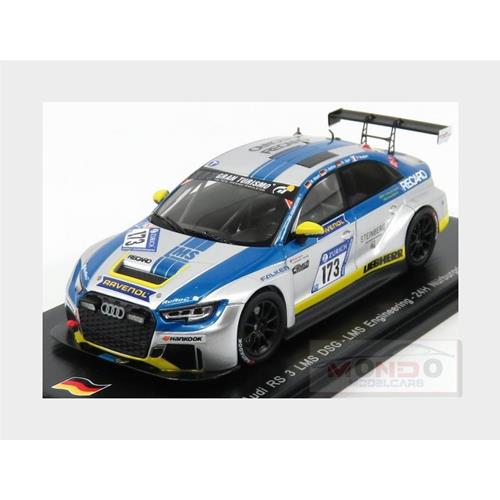 Audi A3 Rs3 Lms Team Dsg Engineering #173 Nurburgring 2017 U.Andree M.Jager M.Wasel P.Humbert Light Blue White SG305