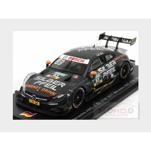 Mercedes Benz C-Class C63 Amg Team Silberpfeil Energy Motorsport #63 Season Dtm 2017 M.Engel Matt Grey Silver SG348