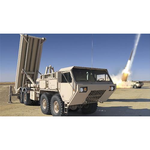 1:35 DRAGON Truck M1 120 Terminal High Altitude Area Defense Missile Launcher Military Kit DR3605