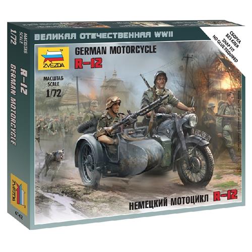 German Motorcycle R-12 W/Sidecar Kit ZS6142