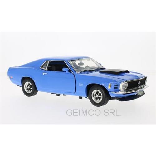 1:18 MOTORMAX Ford Usa Mustang Boss 429 Coupe 1970 Blue MTM73154BL