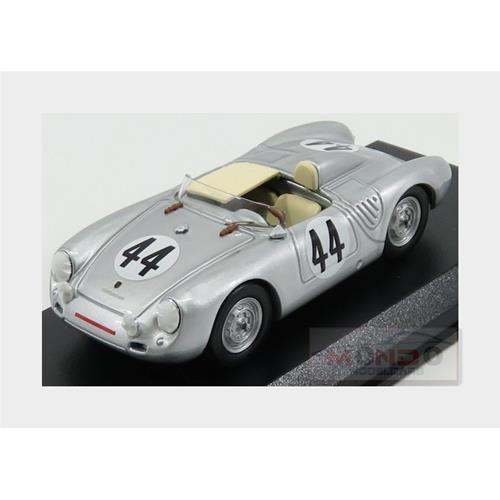 1:43 BEST Porsche 550Rs Spider #44 12H Sebring 1957 Bunker Wallace Silver BE9722