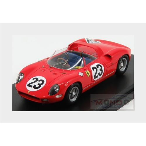Ferrari 250P Spider 3.0L V12 Team Ferrari Spa Sefac #23 24H Le Mans 1963 J.Surtees W.Mairesse Red LSLM065