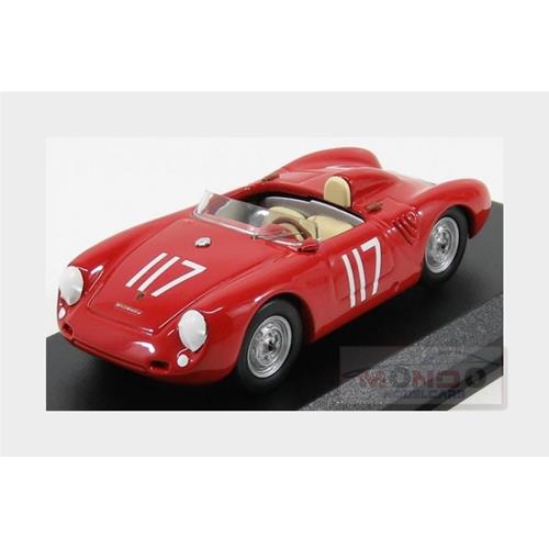 Porsche 550 Spider # 117 Scca National Thompson 1959 J.Trotter Red BE9728