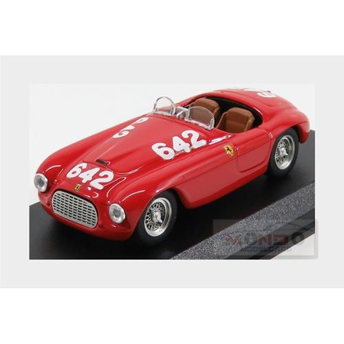 Ferrari 166Mm Barchetta Ch.0010 #642 Mille Miglia 1949 Taruffi Nicolini Red ART397