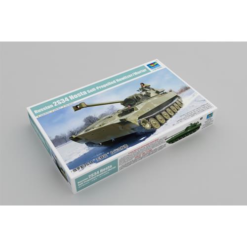 1:35 TRUMPETER KIT Russian 2S34 Hosta Self Propelled Howitzer Mortar TR09562
