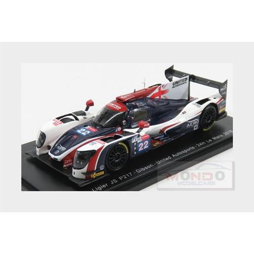 Ligier Js P217 Gibson Team United Autosports #22 24H Le Mans 2018 P.Hanson F.Albuquerque P.Di Resta White Black S7010