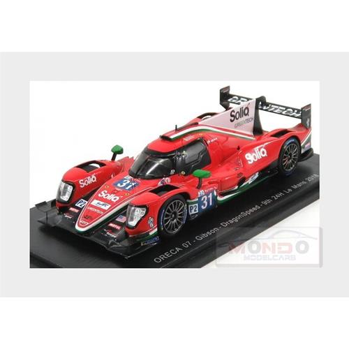 Oreca 07 Gibson Team Dragonspeed #31 9Th 24H Le Mans 2018 R.Gonzalez P.Maldonado N.Berthon Red S7016