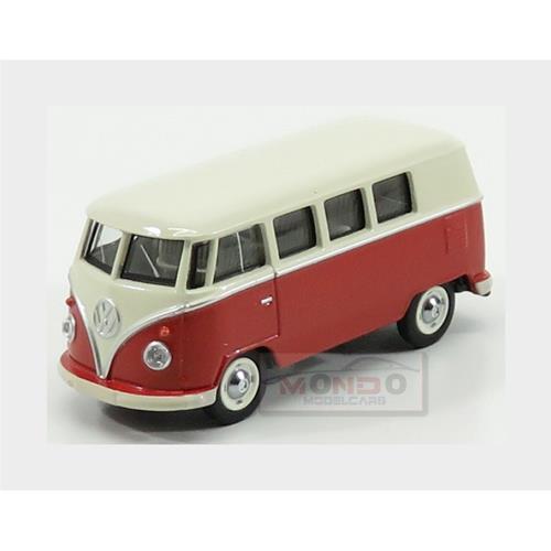1:64 SCHUCO Volkswagen T1 Minibus 1962 Red White 452017100