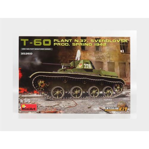 Krupp T-60 Tank Sverdlovsk Spring 1942 Kit MA35260