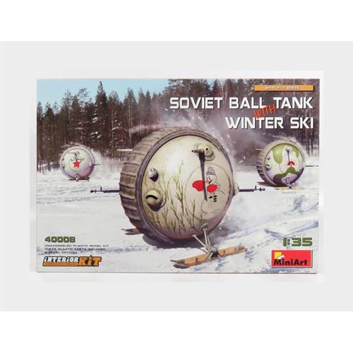 Tank Soviet Ball Tank With Winter Ski kit MA40008