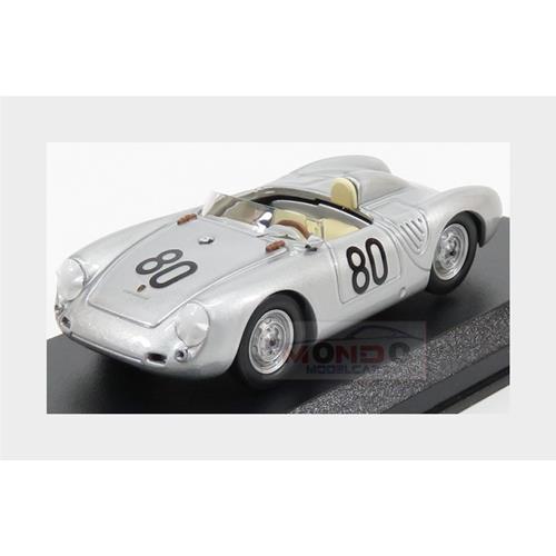 Porsche 550 Rs #80 Targa Florio 1958 Scarlatti Barth Silver BE9751