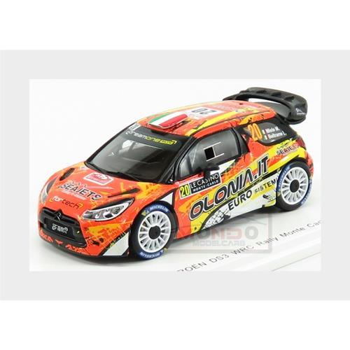 Citroen Ds3 Wrc Team Dreamone Racing #20 Rally Montecarlo 2019 M.Miele L.Beltrame S5987
