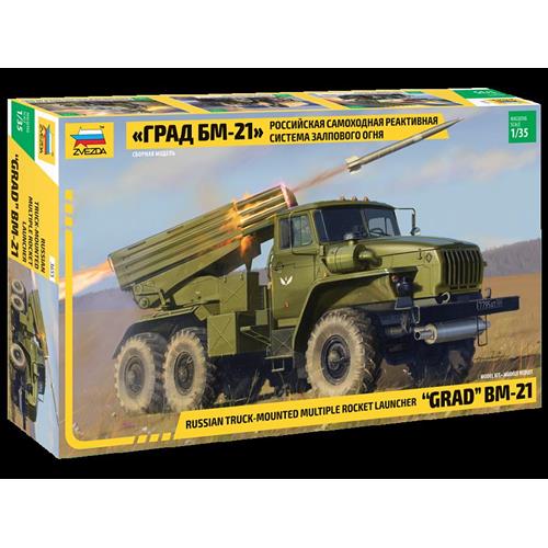 Bm-21 Grad Multiple Rocket Launcher Kit ZS3655