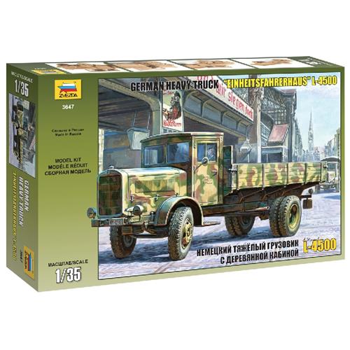 1:35 ZVEZDA Mercedes Benz L4500 German Heavy Military Truck 1944 Kit ZS3647