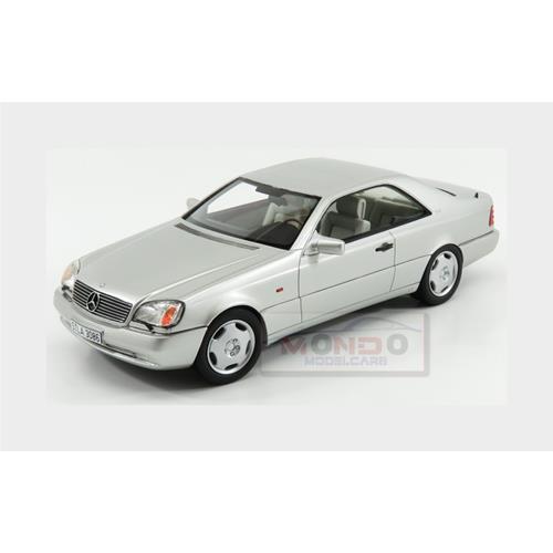 Mercedes Benz S-Class 600Sec Coupe (C140) 1992 Silver CML079-1