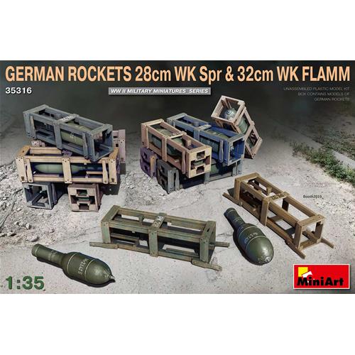 German Rockets 28Cm Wk Spr & 32Cm Wk Flamm Kit MA35316