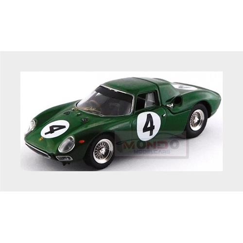 Ferrari 250Lm #4 2Nd International Tourist Trophy 1964 D.Piper Green BE9762