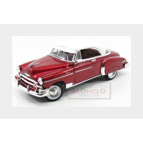 1:18 MOTORMAX Chevrolet Bel Air Hard-Top 1950 Red Met White MTM73111RM
