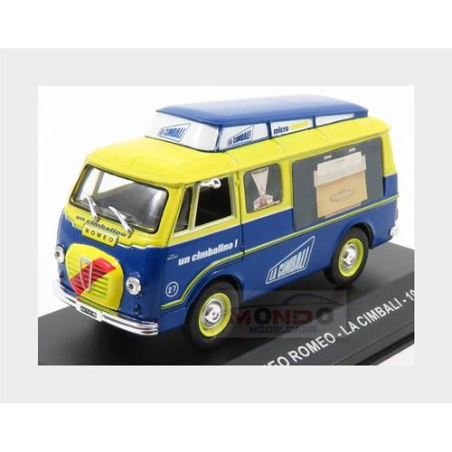Alfa Romeo Romeo Furgone Van La Cimbali 1955 Blue Yellow VCDE008