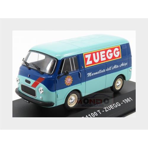 Fiat 1100T Van Zuegg 1961 Light Blue Blue VCDE010