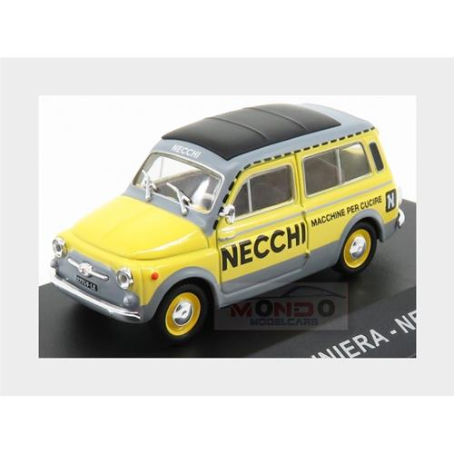 Fiat 500 Giardiniera Necchi 1960 Yellow Grey VCDE013