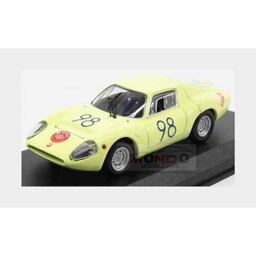 Fiat Abarth Ot1300 #98 Winner S1.3 Class Targa Florio 1967 Garufi Ferlito Yellow BE9764