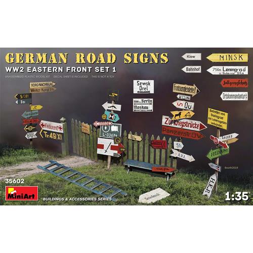 German Road Signs Ww2 (Eastern Front Set 1) Kit MA35602