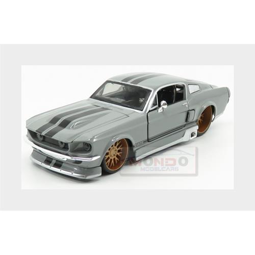 Ford Usa Mustang Coupe Custom 1967 Matt Grey Black MI31094