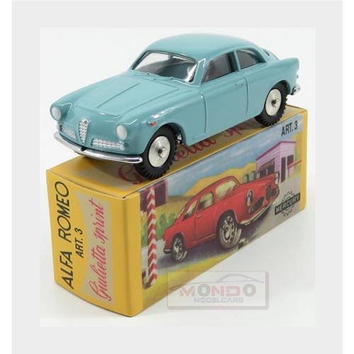 Alfa Romeo Giulietta Sprint Coupe 1960 Light Blue MERATCOLL001-3