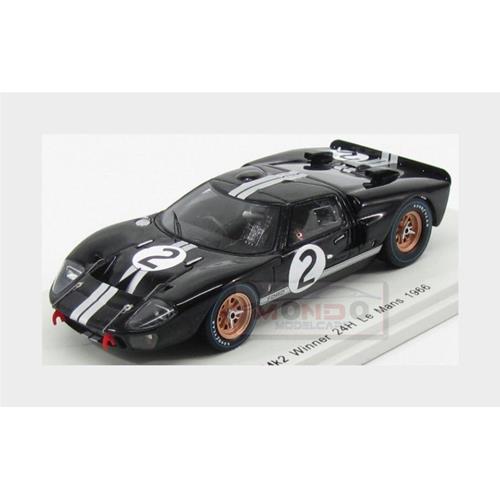 Ford Usa Gt40 Mkii 7.0L V8 Team Shelby American Inc. #2 Winner 24H Le Mans 1966 B.Mclaren C.Amon 43LM66