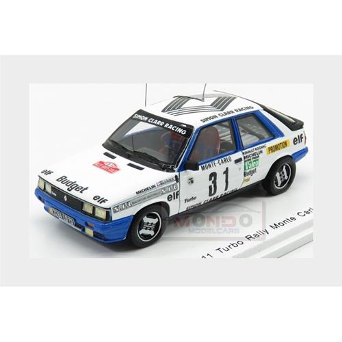 Renault R11 Turbo #31 Rally Montecarlo 1985 A.Oreille S.Oreille S5566