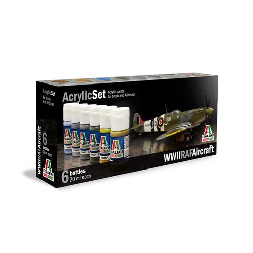Aerei: Wwii Raf Aircraft (Aerei Inglesi)- (6 Boccette Incluse) IT432AP