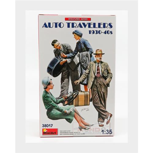 1:35 MINIART Figures Auto Travelers 1930-40S Kit MA38017