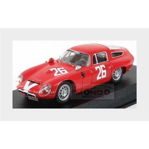 Alfa Romeo Tz1 #26 1000Km Monza 1965 Pianta Sala Red BE9780
